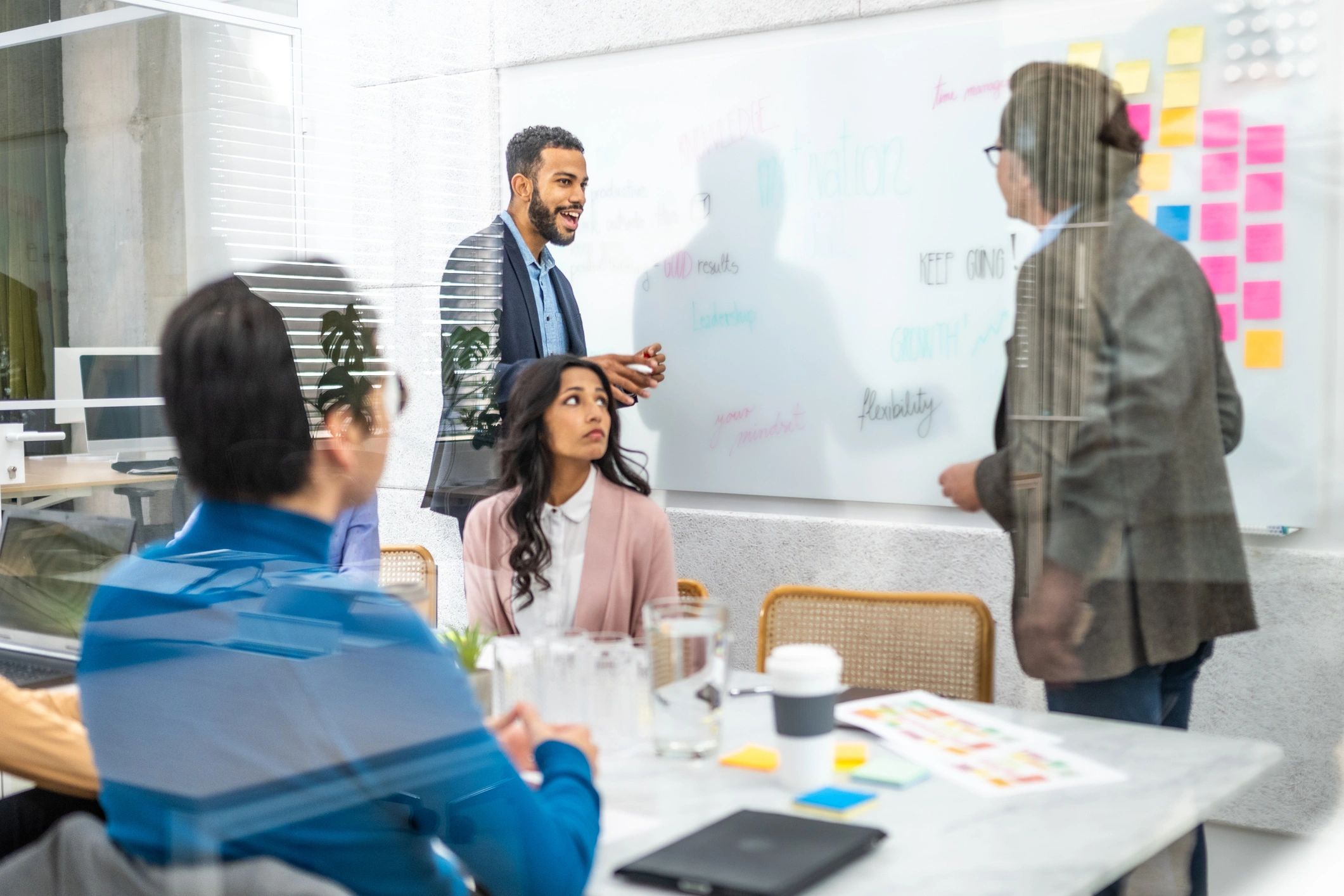 Corporate strategy workshop session