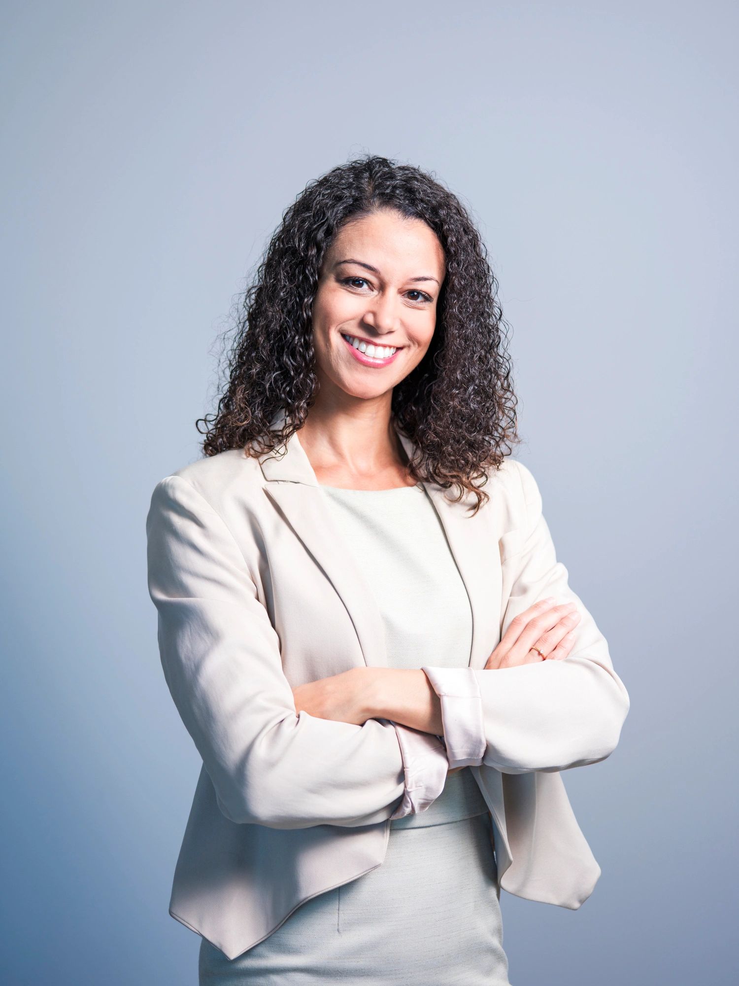 Portrait of Sofia Laurent, Director of Corporate Transformation